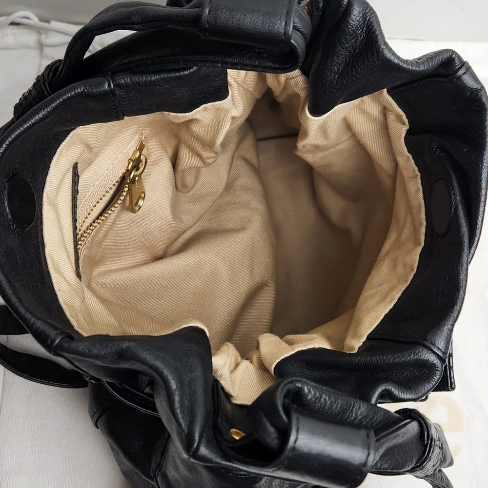 Chloe Snakeskin Leather Bucket Purse - Picture 9 of 15